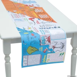 Dr. Seuss Activity Disposable Paper Table Runner - 90